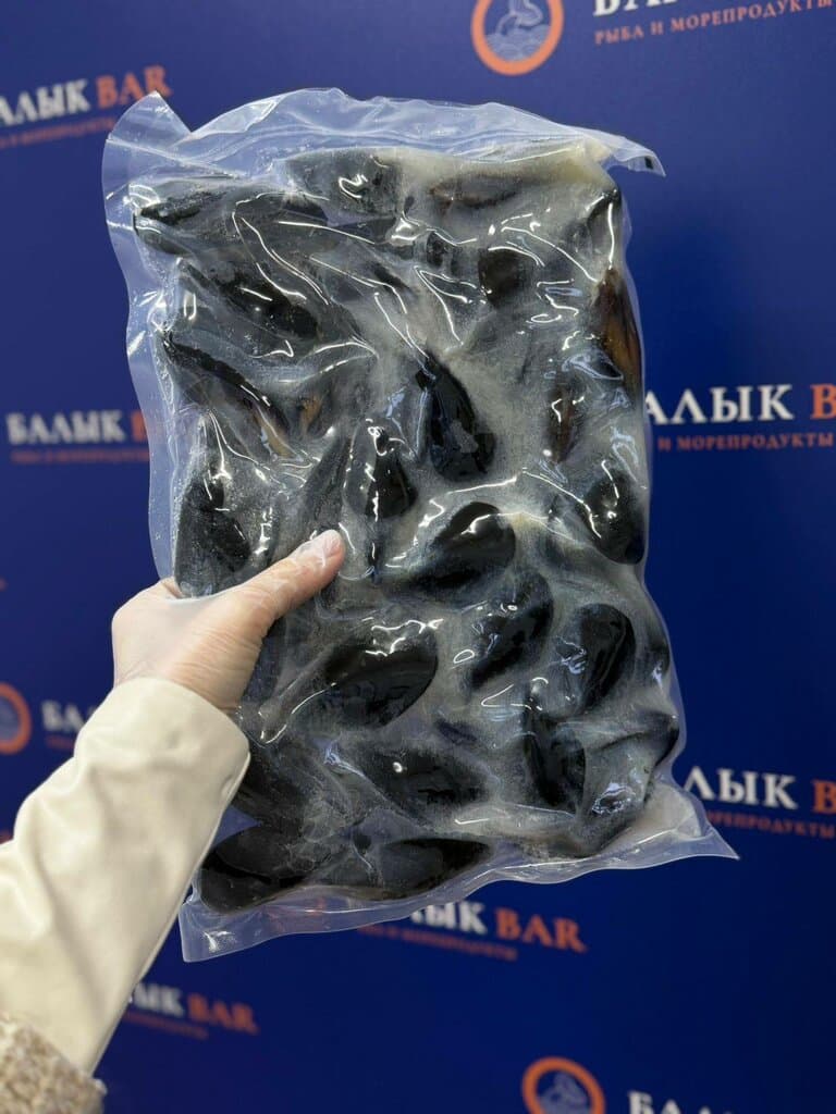 Мидии в раковине черные Чили 40/60