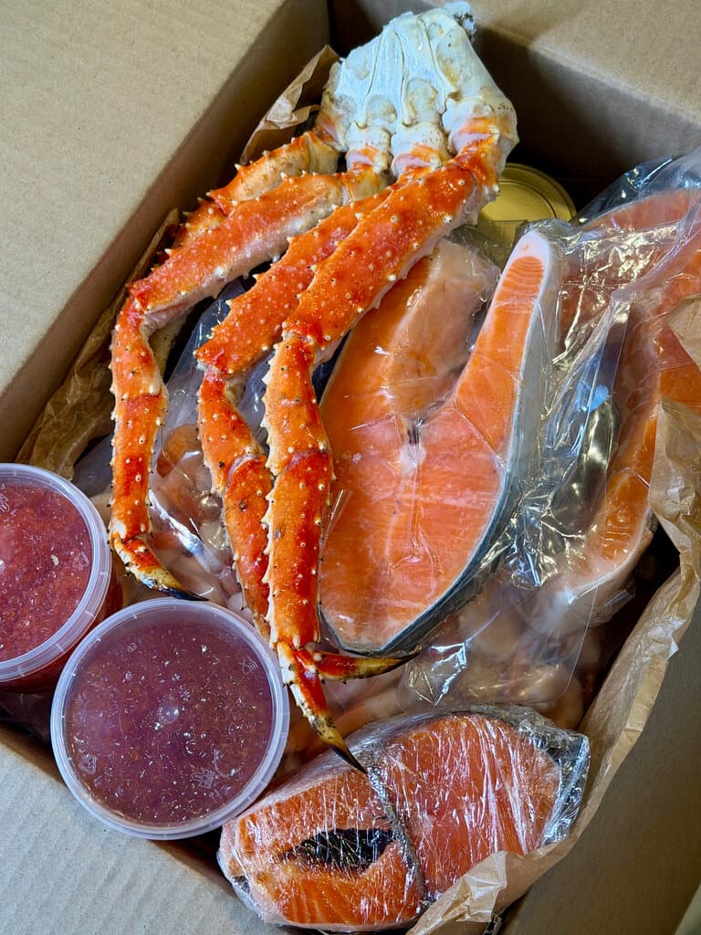 Подарочные боксы с морепродуктами